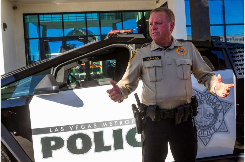 Nation's largest fleet of police Cybertrucks to patrol Las Vegas