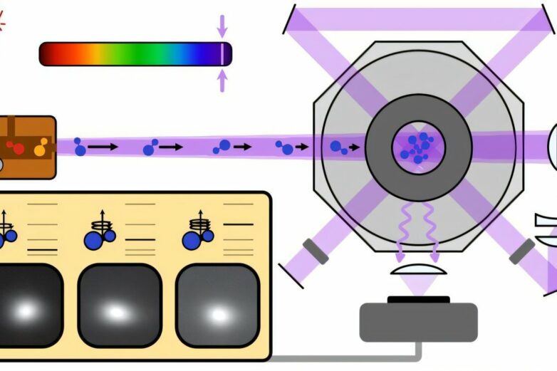 Stable molecule trapped with deep ultraviolet light for the first time